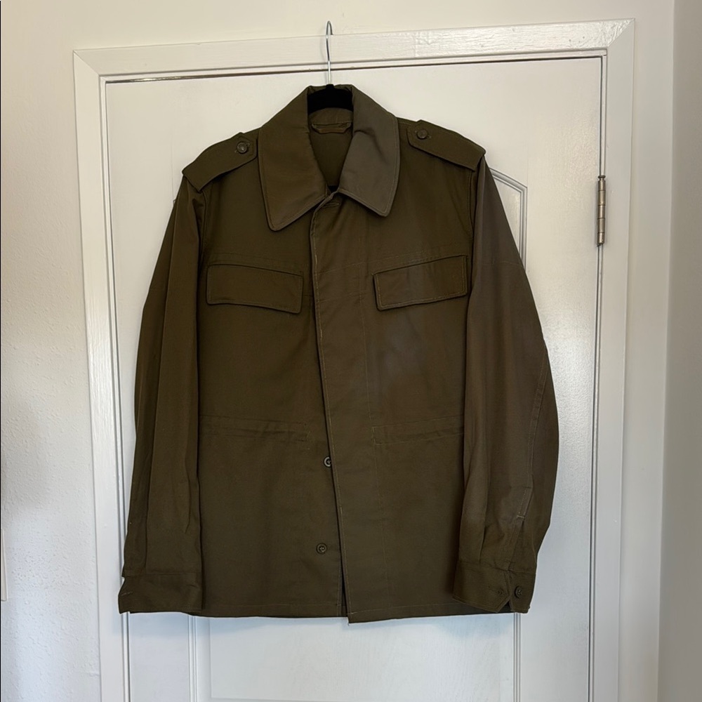 VINTAGE Men's Military Olive Green Jacket
